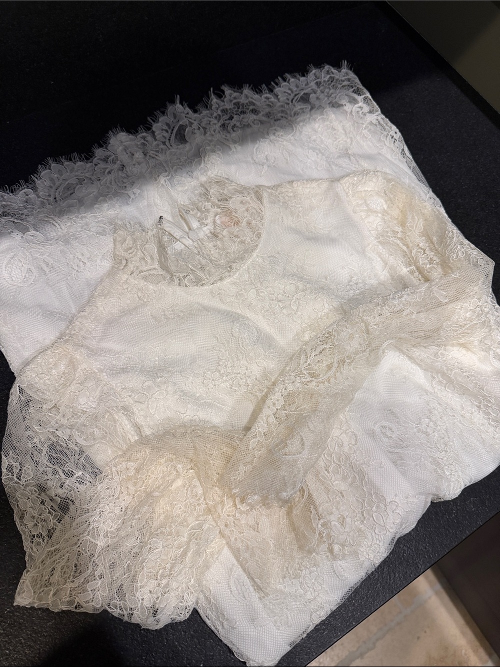 Stone cold fox lace mini dress